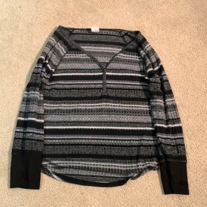 striped button up long sleeve